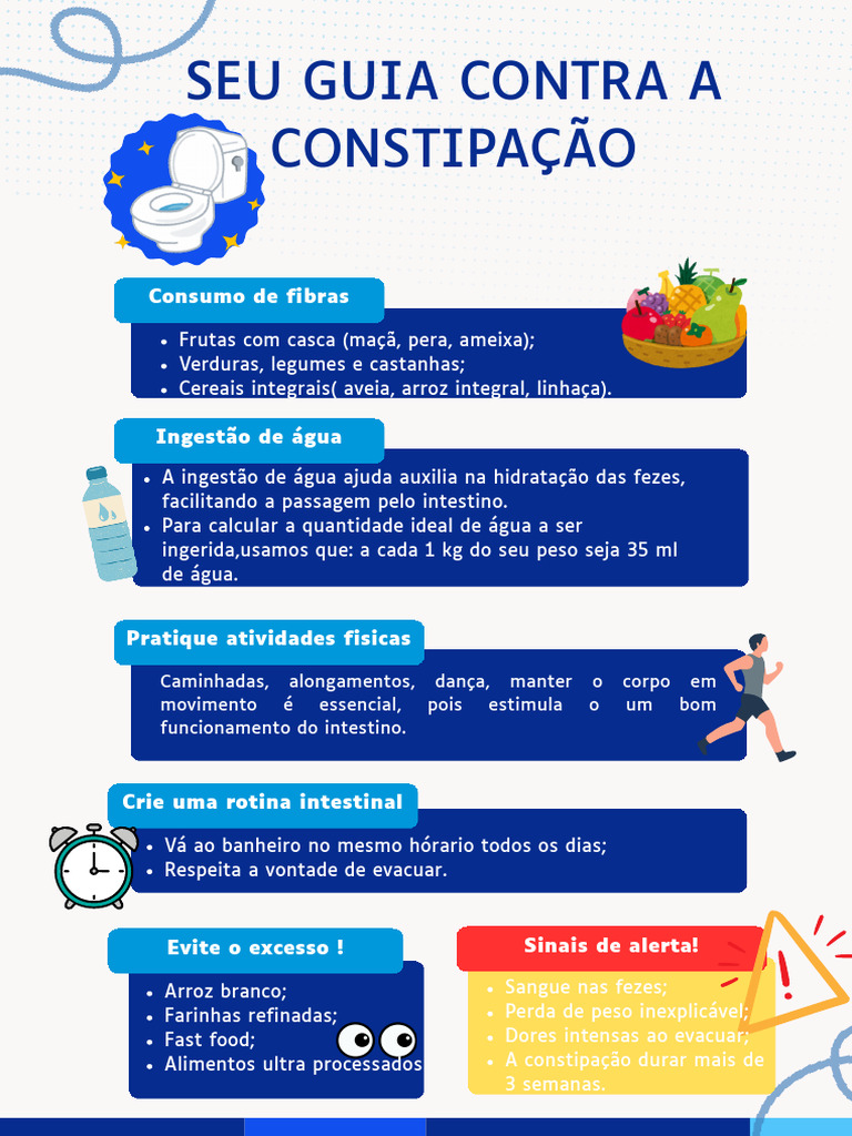 Guia Prático para Combater a Constipação | PDF