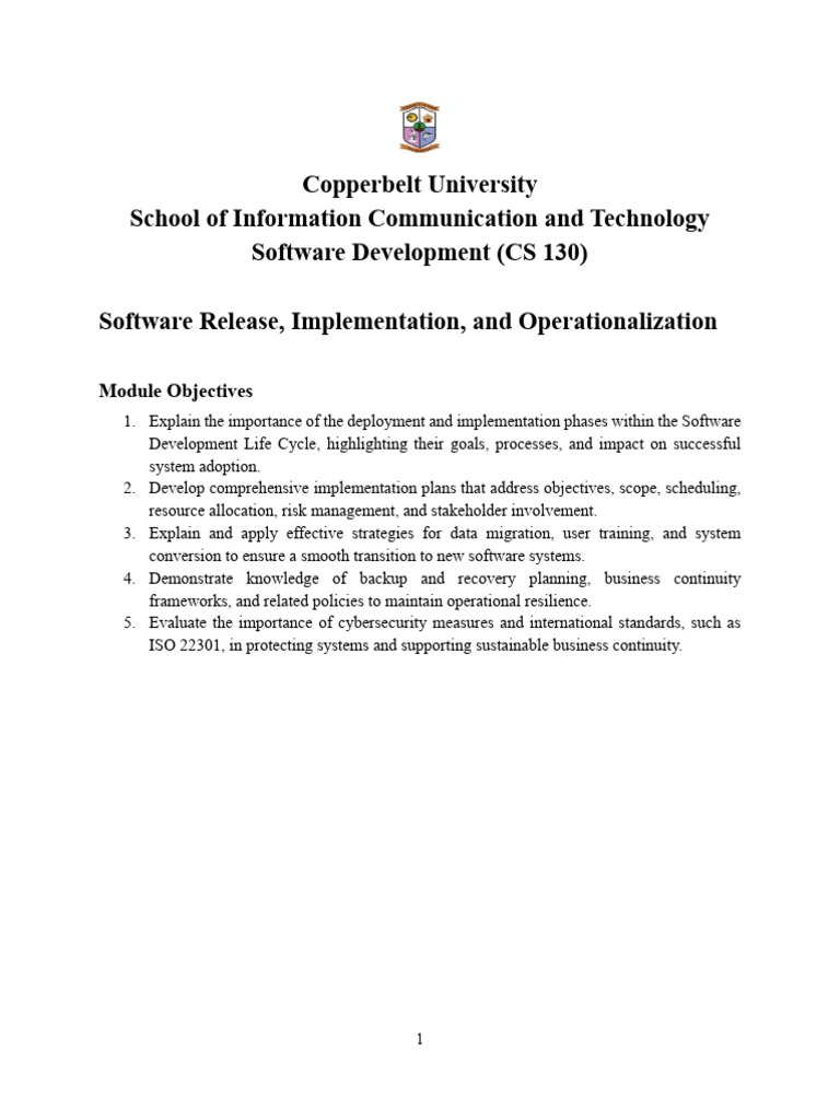 Gallery Detail: Software Deployment And Implementation Guide Pdf Backup