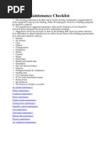 Download 1 Building Maintenance Checklist HVAC by amochieno SN95936745 doc pdf