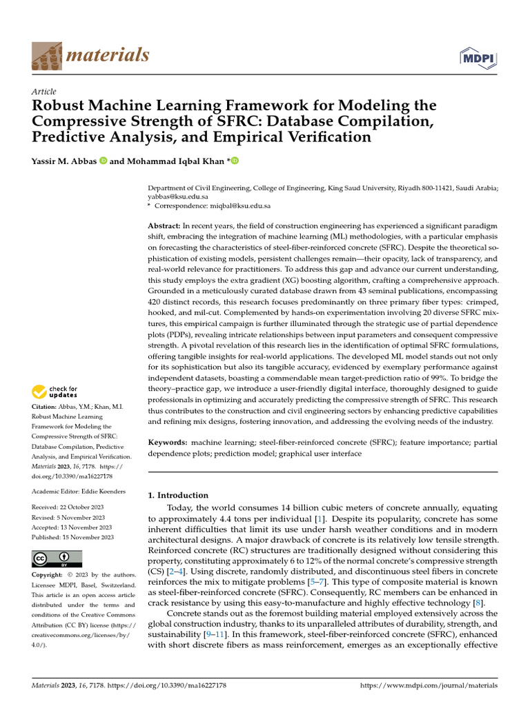 Abbas, 2023, Robust - Machine - Learning - Framework - For - Modeling ...