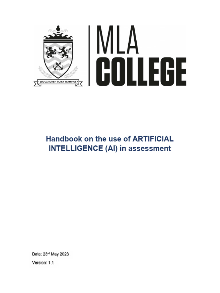 MLA AI Handbook | PDF | Artificial Intelligence | Intelligence (AI ...