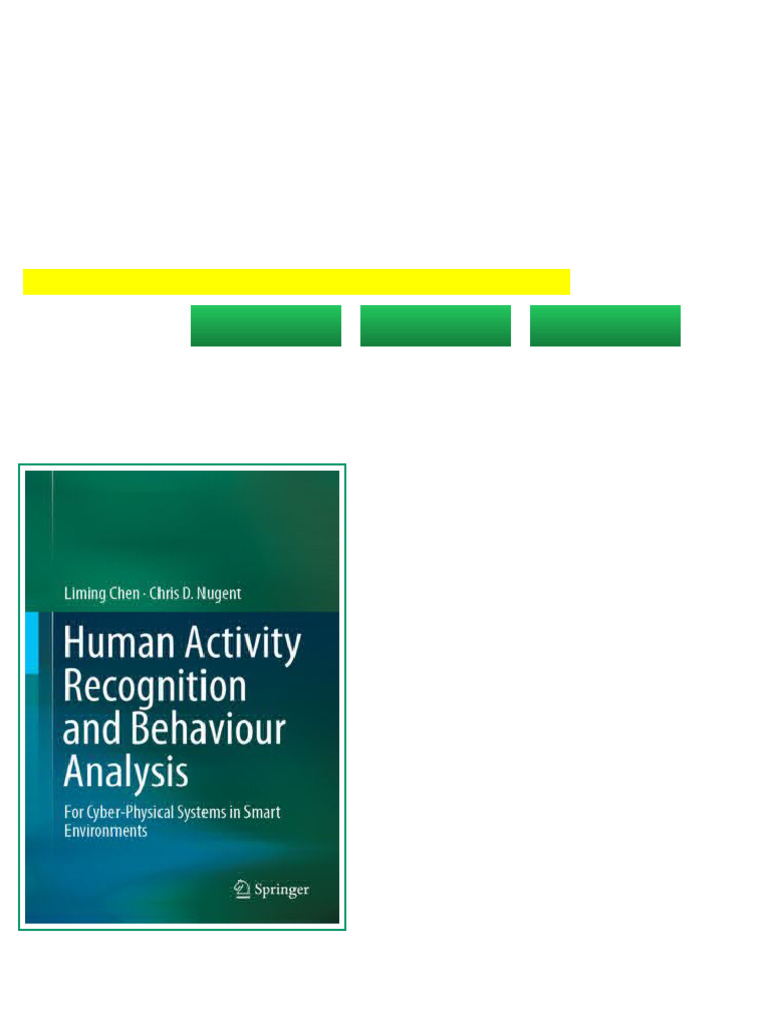 (Ebook) Human Activity Recognition and Behaviour Analysis: For Cyber ...
