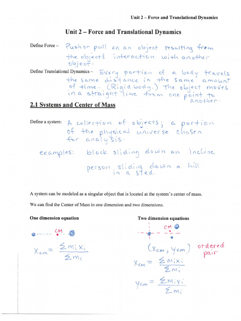 2.1 Notes | PDF