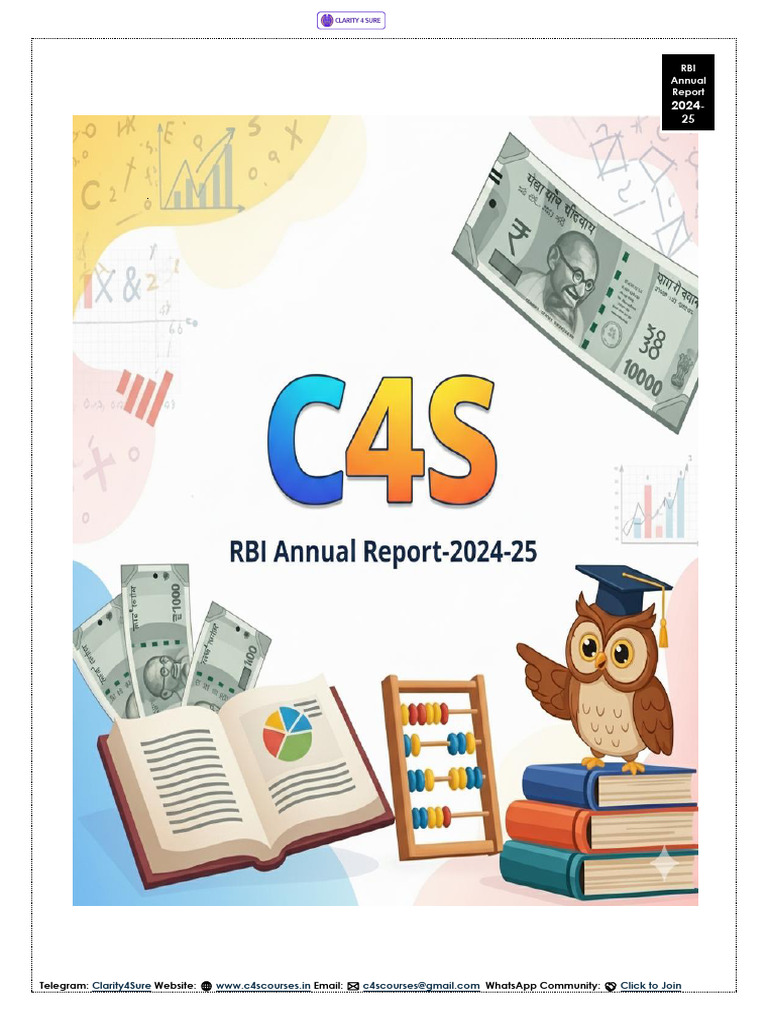RBI Annual Report 2024-25 Overview | PDF | Payments | Banking
