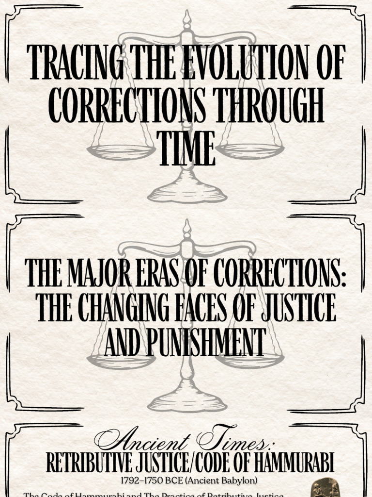 Evolution of Corrections Through History | PDF | Crimes | Crime & Violence