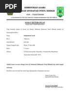 Surat Undangan Perpisahan.