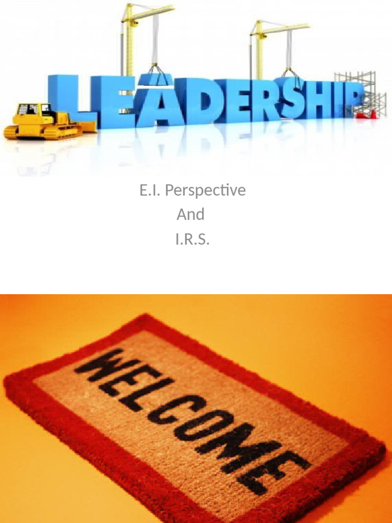EI and Leadership | PDF | Emotional Intelligence | Leadership