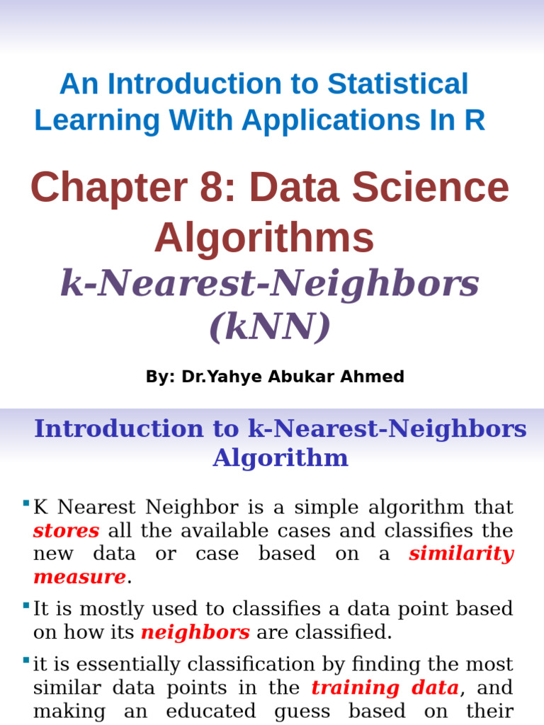 Understanding k-Nearest Neighbors Algorithm | PDF | Statistical ...