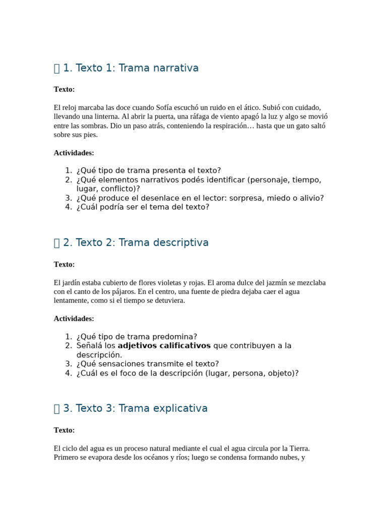 Tipos de Trama en Narrativa y Análisis | PDF | Agua