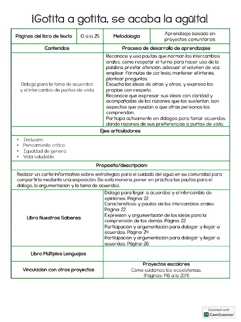 Proyecto tercer grado | PDF