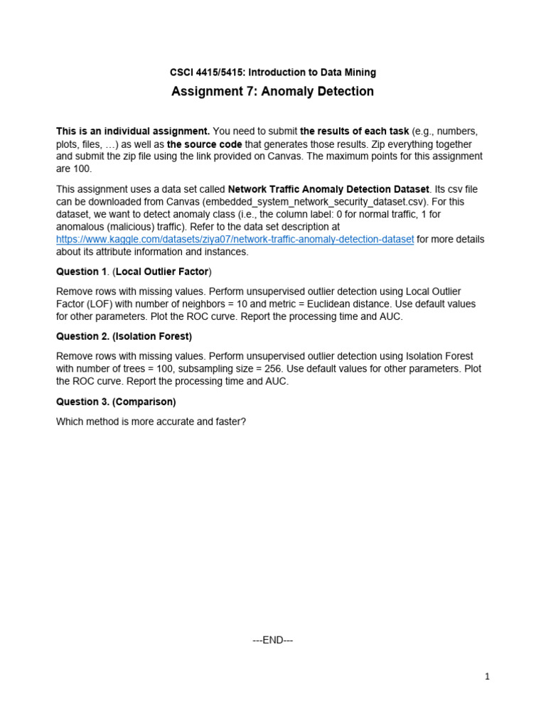 Assignment 7 | PDF