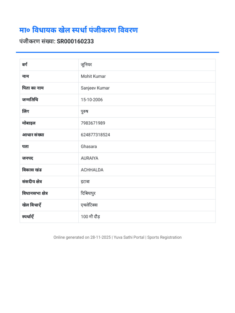 Print Registration - SR000160233 | PDF