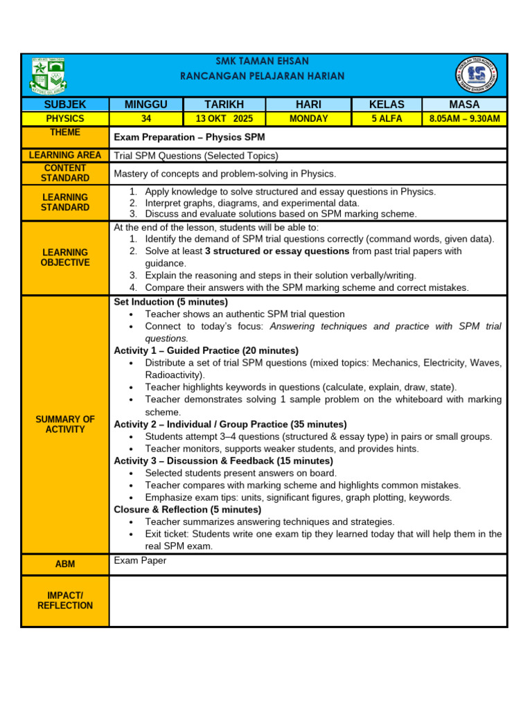 M34 Isnin | PDF