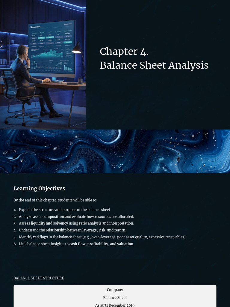 Curated visual reference: Picture Idea: Balance Sheet Analysis And Insights Pdf Balance Sheet