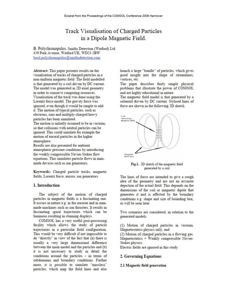 Charged Particle Track Visualization | PDF