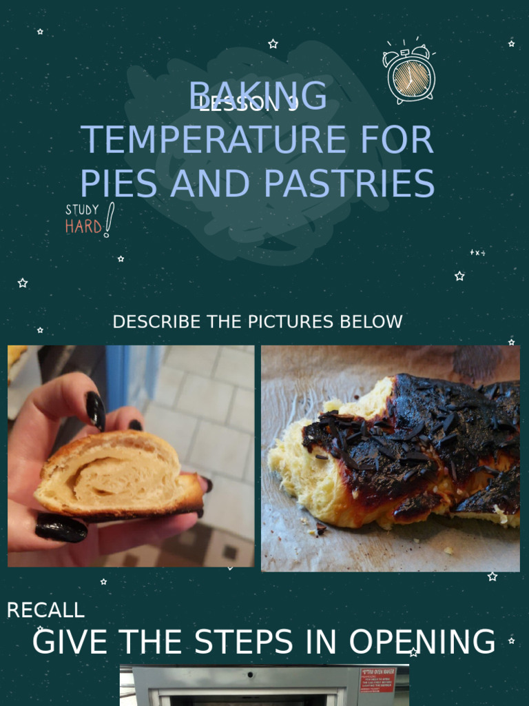 BPP9 Q3 L5 Baking Temperature For Pies and Pastries | PDF