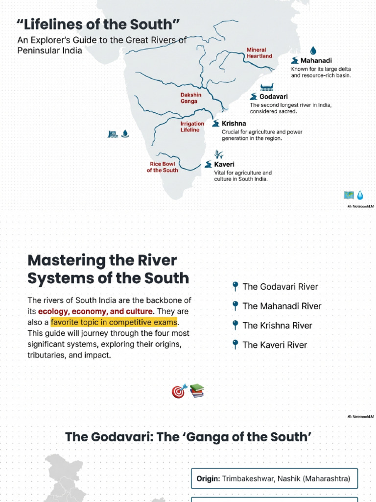 Great Rivers of The South | PDF