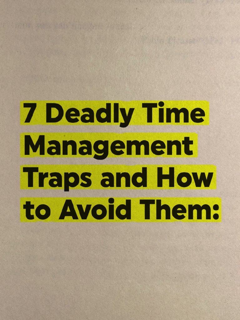 Management Traps | PDF