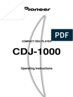 Operating Instructions: Compact Disc Player