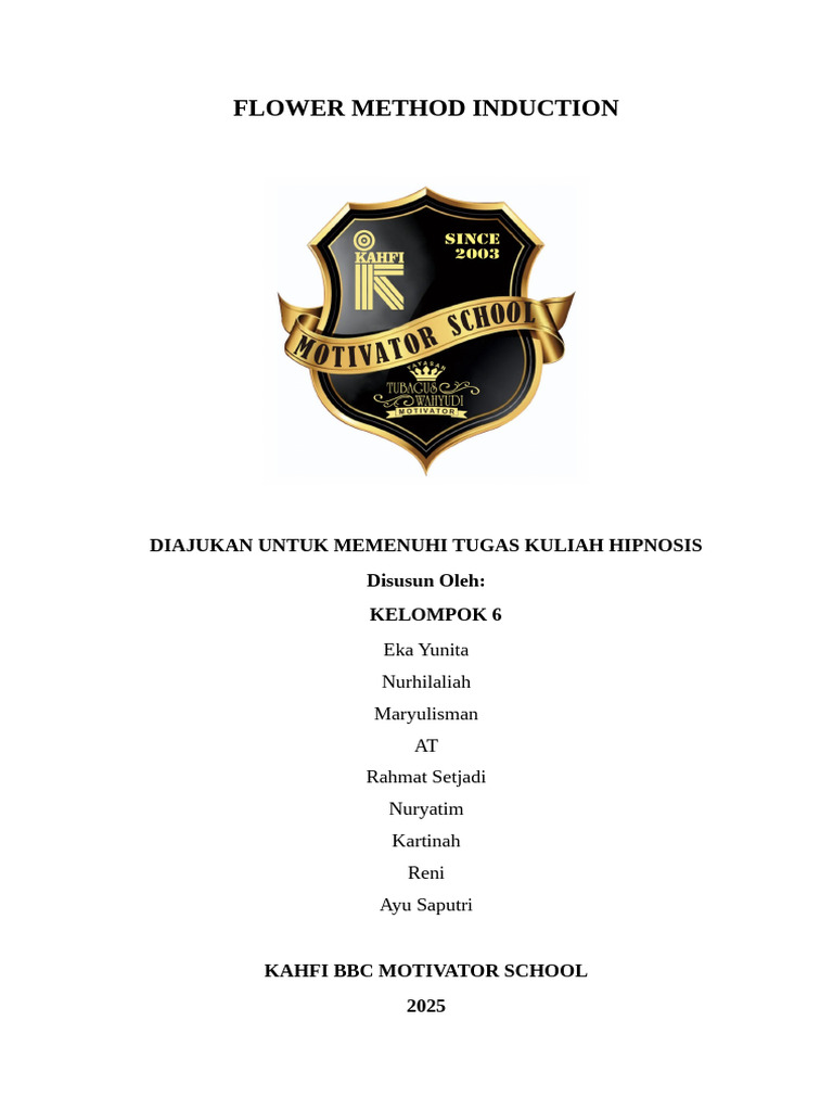 Flower Method Klo 6 (Revisi) | PDF