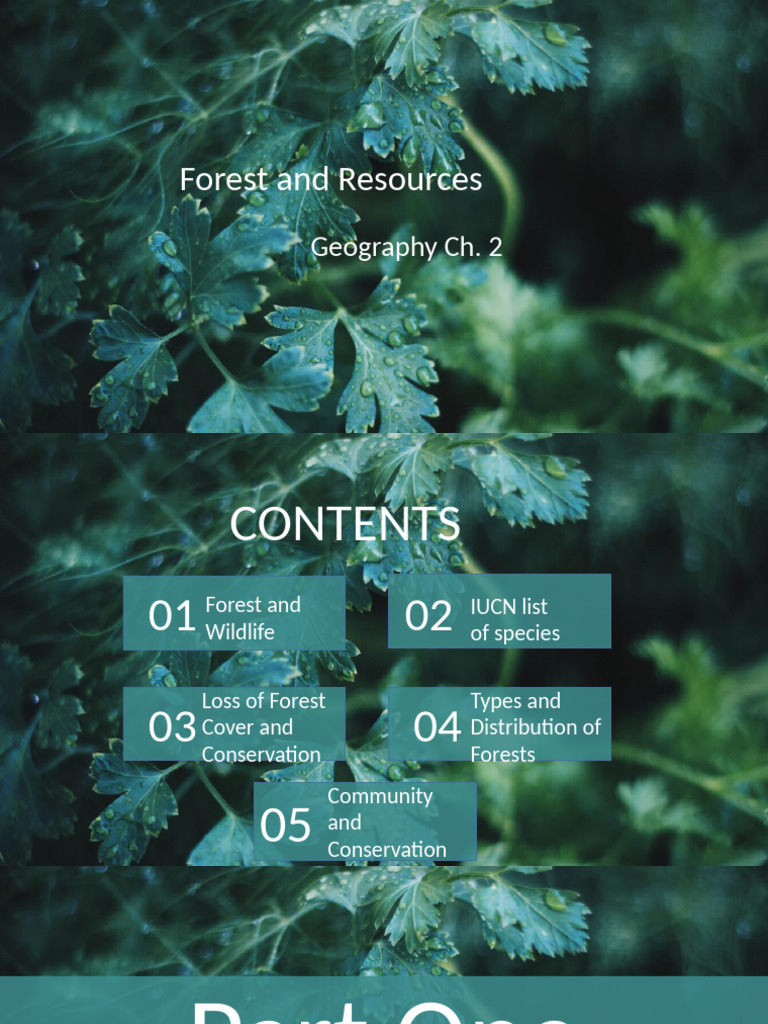 Ch. 2 Forest and Resources | PDF | Conservation Biology | Biodiversity