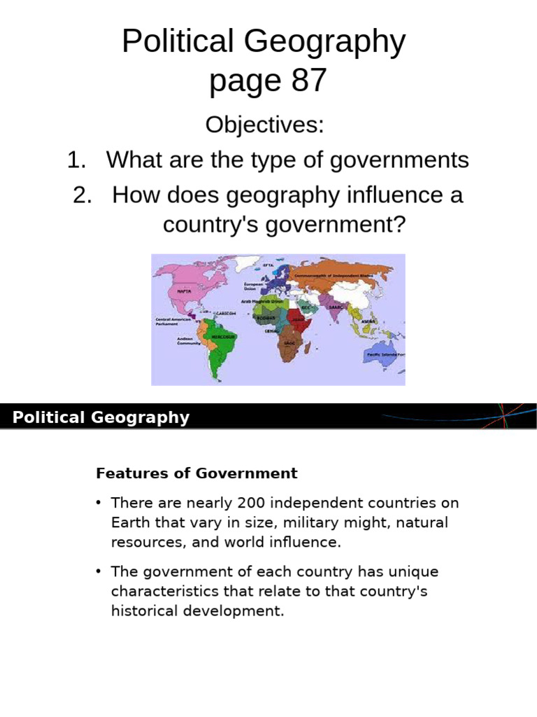 Understanding Political Geography and Governments | PDF | Government ...