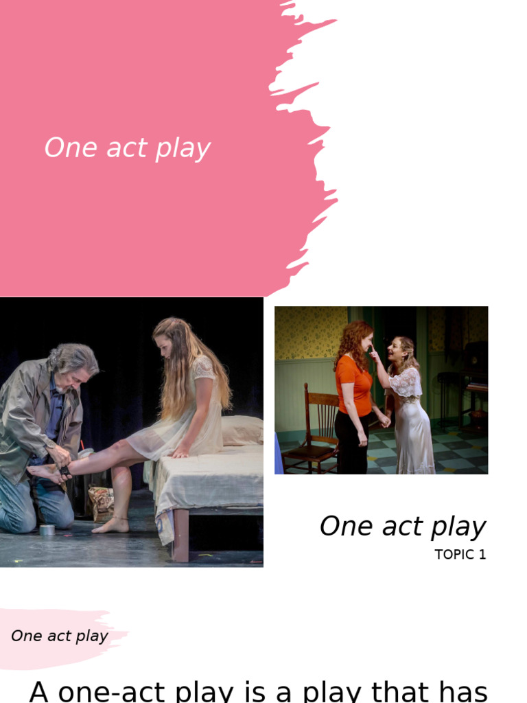 One Act Play Ppt | PDF | Aristotle | Plot (Narrative)