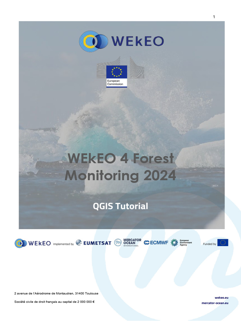 QGIS Tutorial for Forest Monitoring 2024 | PDF | Climate | Area