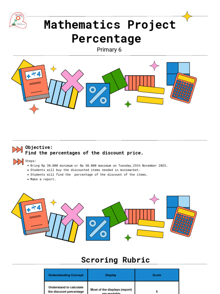 Primary 6 Math: Calculating Percentages | PDF | Percentage | Odds