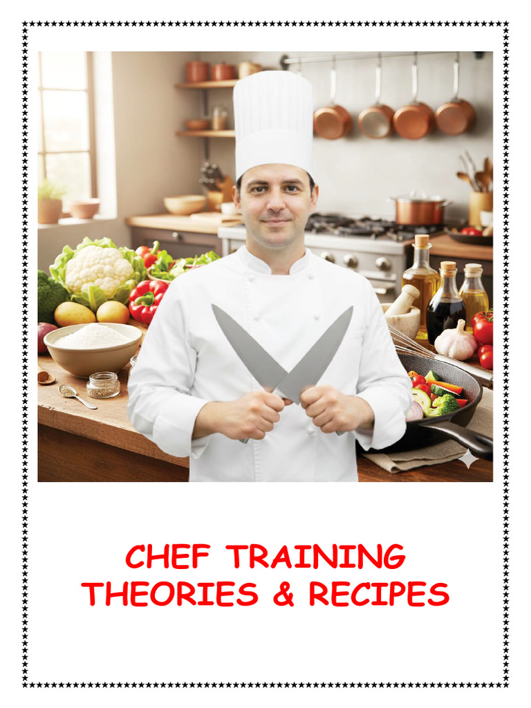 Chef Training: Hygiene and Recipes Guide | PDF | Soup | Corn Starch