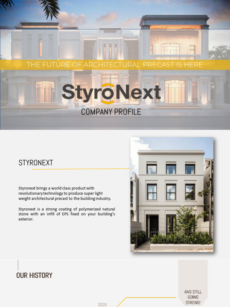 Styronext: Lightweight Architectural Precast | PDF | Precast Concrete ...