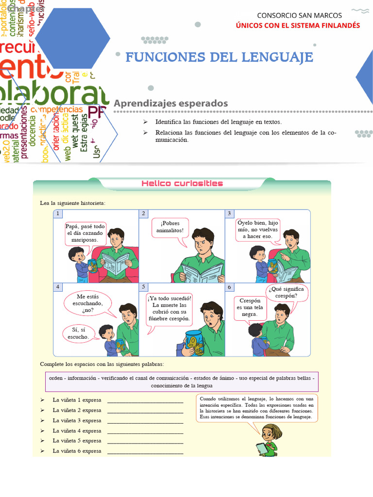 Funciones del Lenguaje en Comunicación | PDF | Palabra | Comunicación