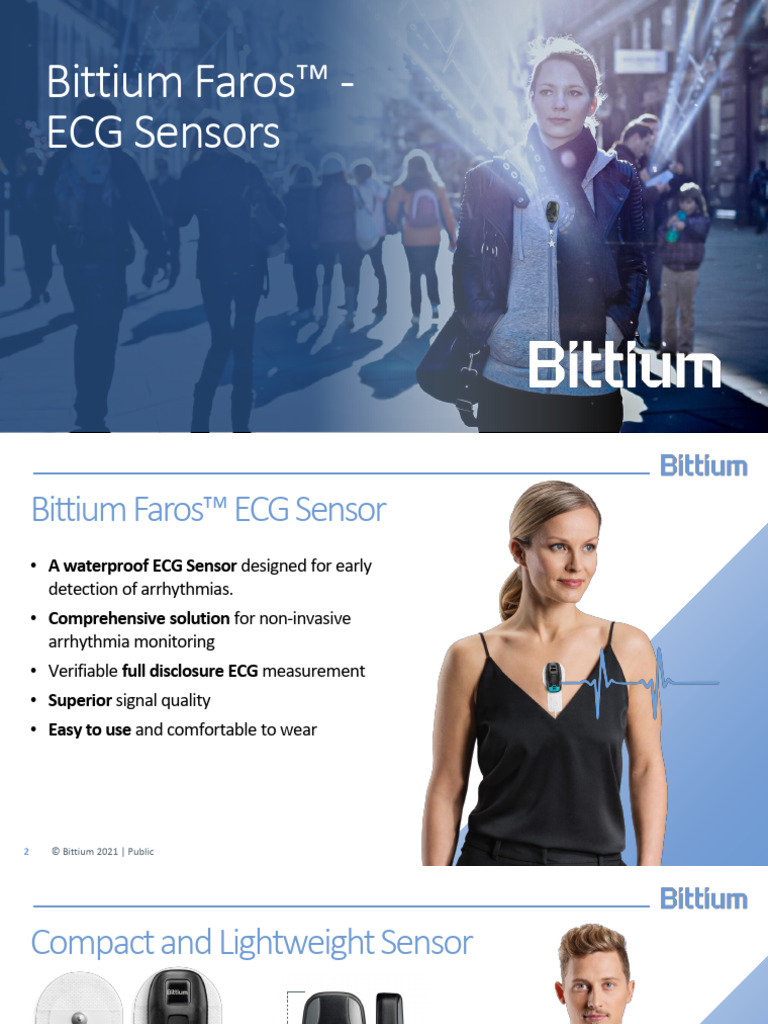Bittium Faros™ ECG Sensors Overview | PDF | Electrocardiography | Computing