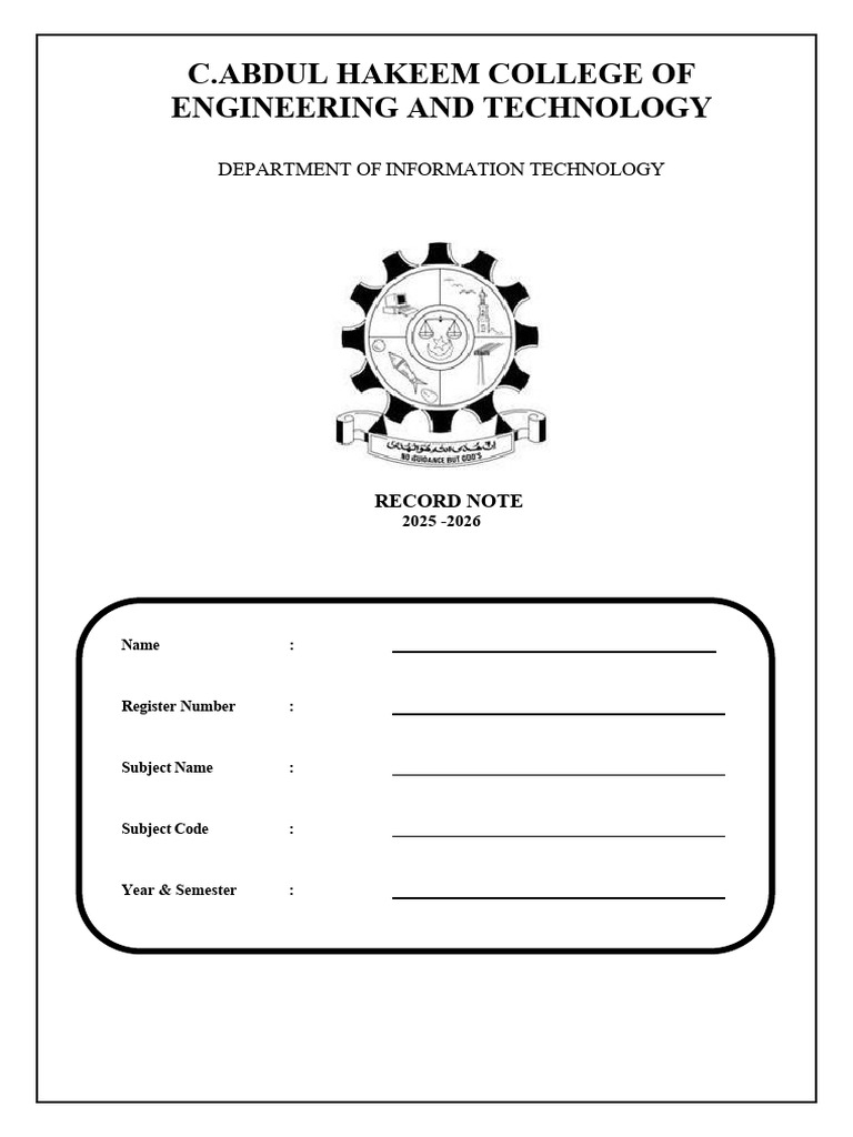 Essential MS Office Lab Record 2025-2026 | PDF | Hyperlink | Microsoft ...