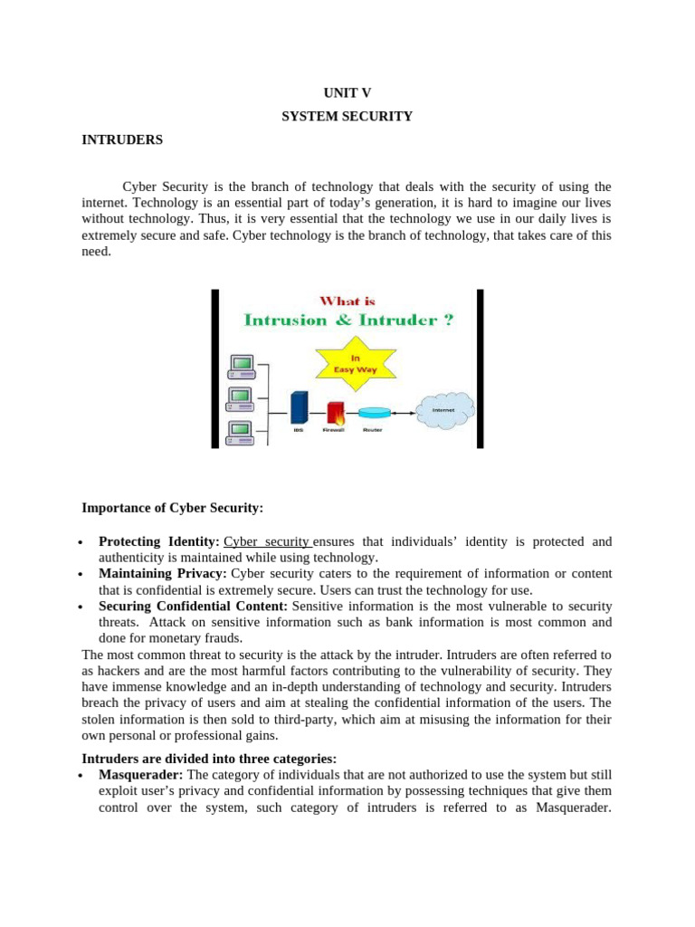 Understanding Cyber Security Intruders | PDF | Computer Virus | Malware