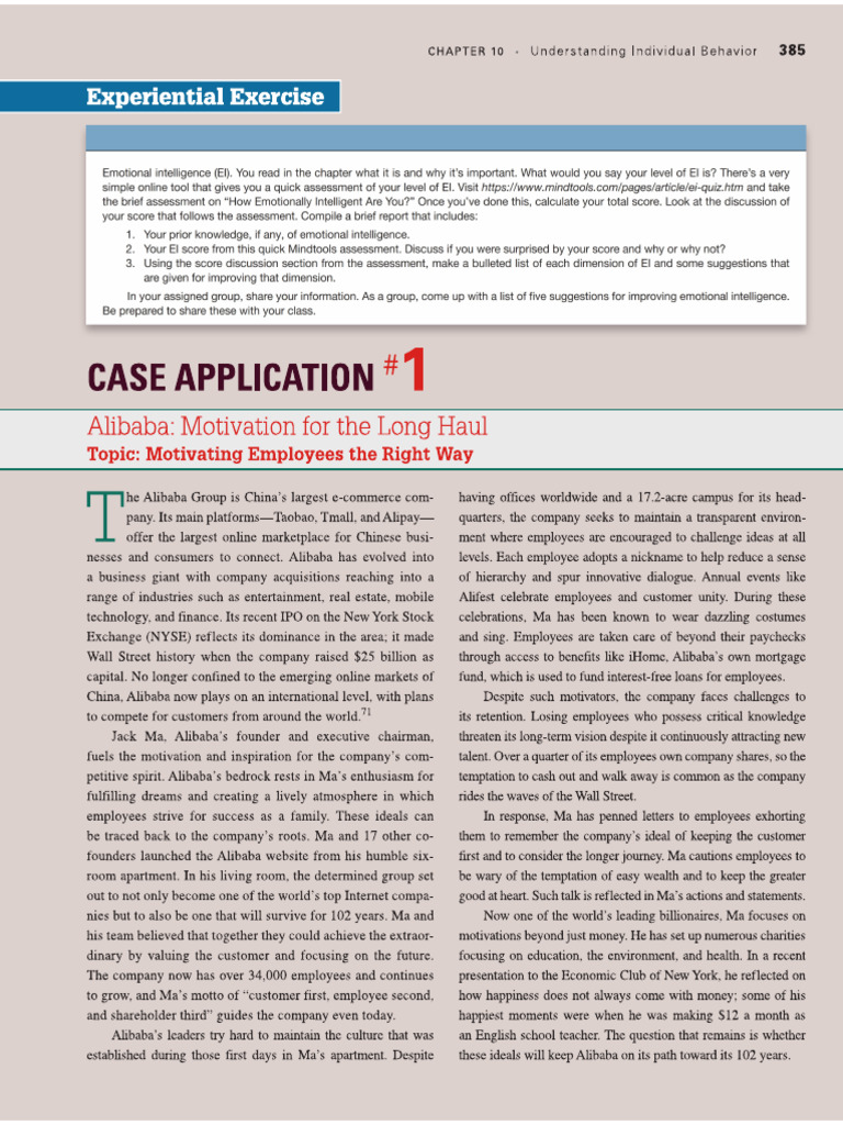 Chapter 10 - Case Study | PDF