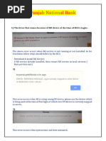 DigiPay Error Codes and Solutions Guide | PDF | Biometrics | Login