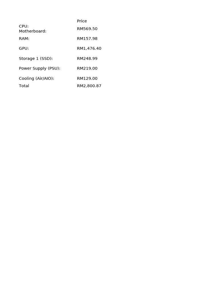 PC Build-1 | PDF