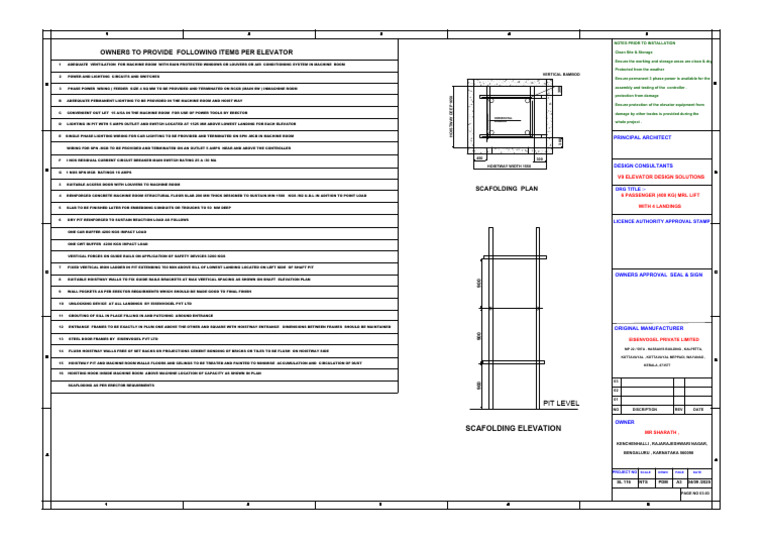 Elevator Installation Requirements Guide | PDF | Elevator | Building ...