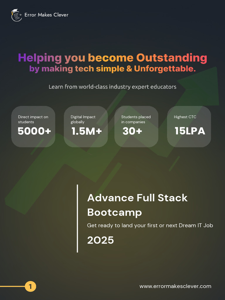Full Stack Bootcamp for IT Careers | PDF | Java Script | Document ...