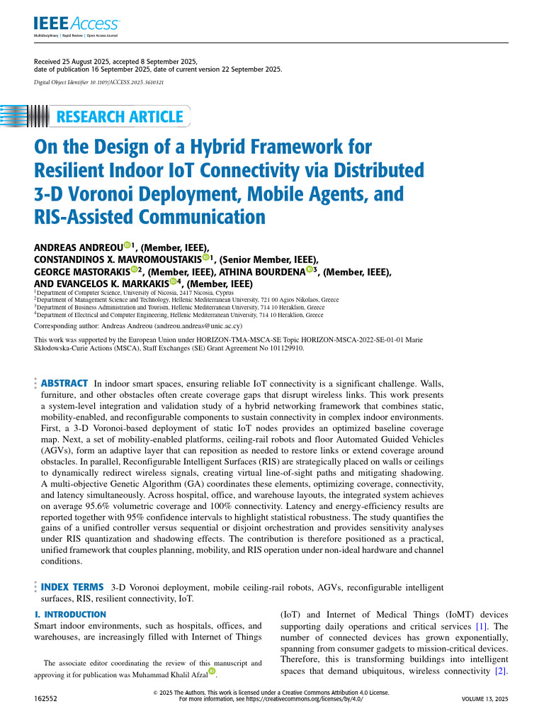 On The Design of A Hybrid Framework For Resilient Indoor IoT ...