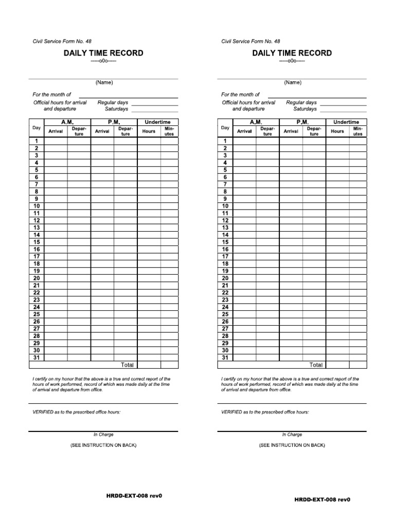 DTR Manual | PDF