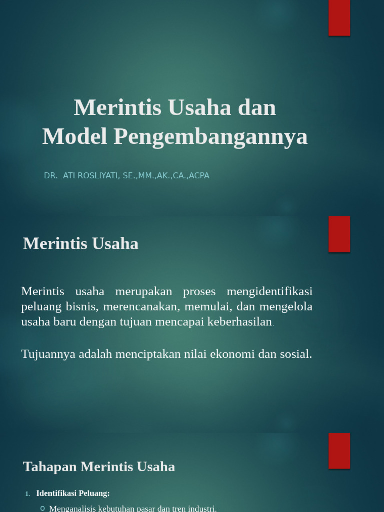 Merintis usaha | PDF