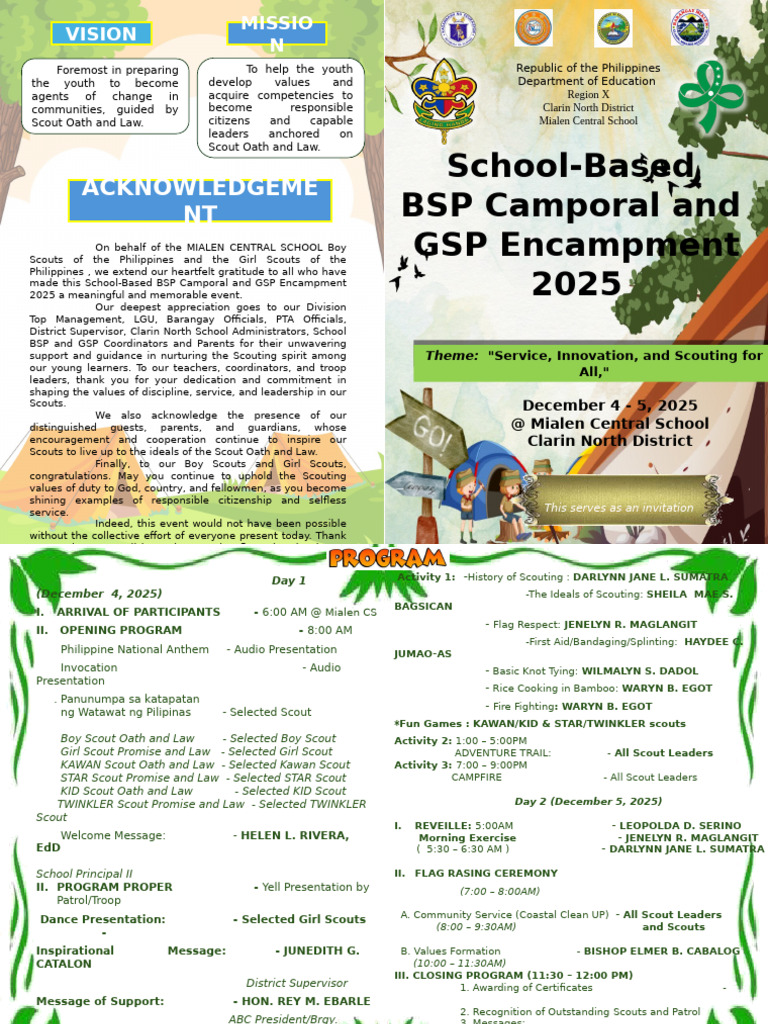 BSP and GSP Program and Certificates (MCS) | PDF | Scouting | Outdoor ...