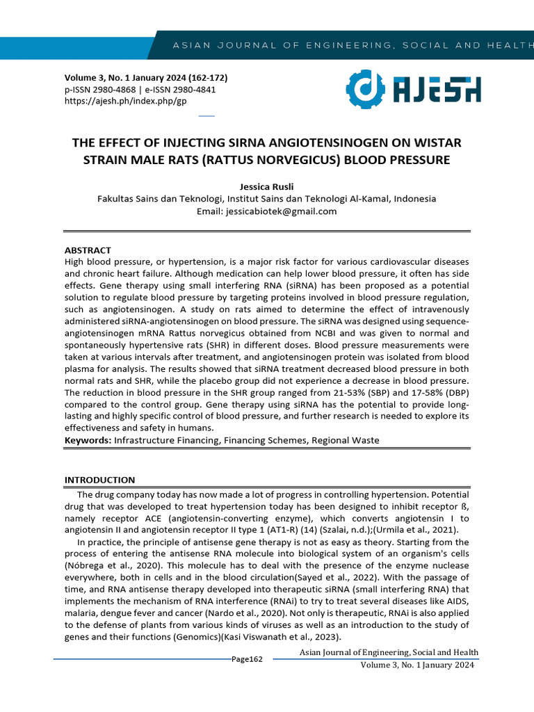 221-Article Text-2382-1-10-20240123 | PDF | Small Interfering Rna | Rna ...