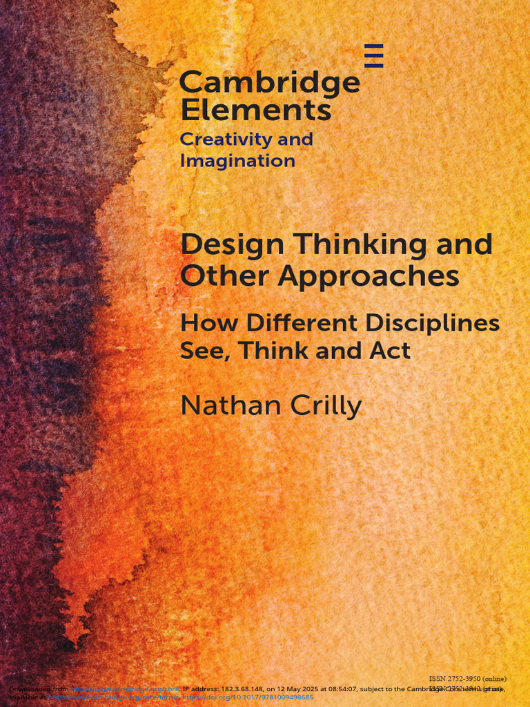 Design Thinking and Other Approaches | PDF | Thought | Creativity
