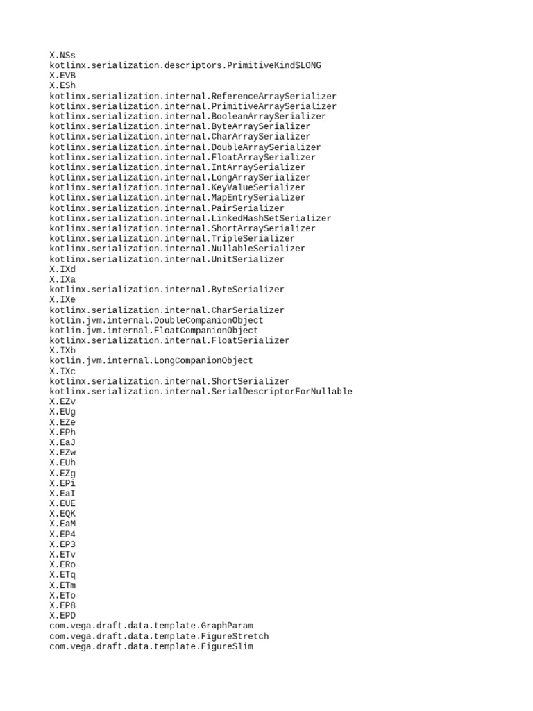 Kotlinx Serialization Internal Classes | PDF