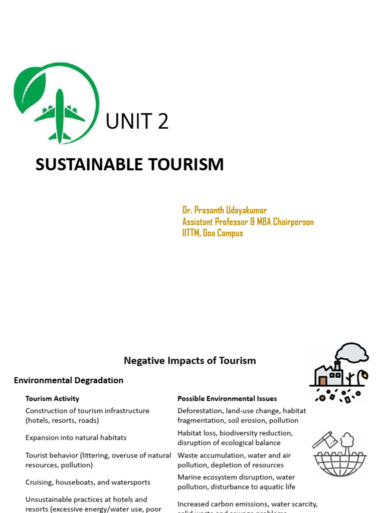 Negative Impacts of Tourism Explained | PDF | Sustainability | Tourism