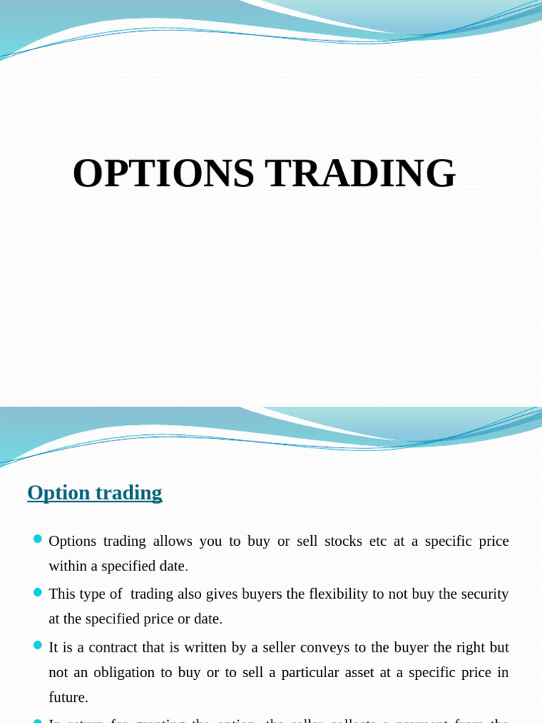 Option Trading | PDF