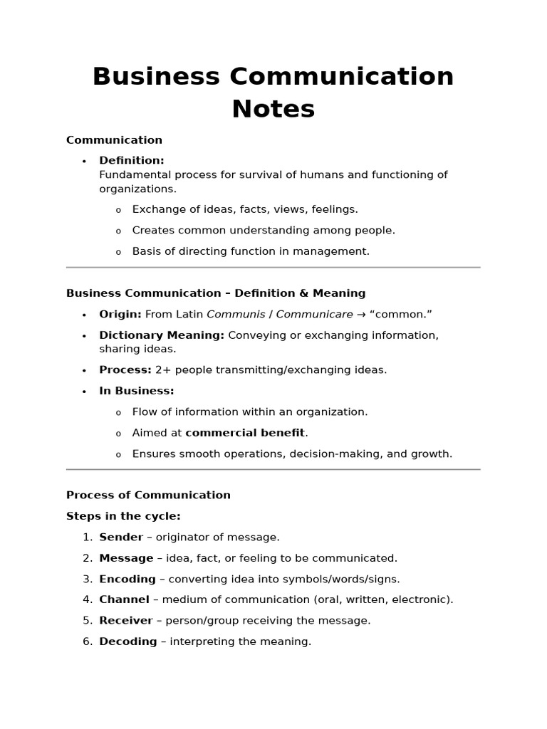 Business Communication Essentials Guide | PDF | Communication ...